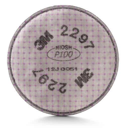 3M™ Advanced Particulate Filter 2297, P100, with Nuisance Level Organic Vapor Relief #70071533973